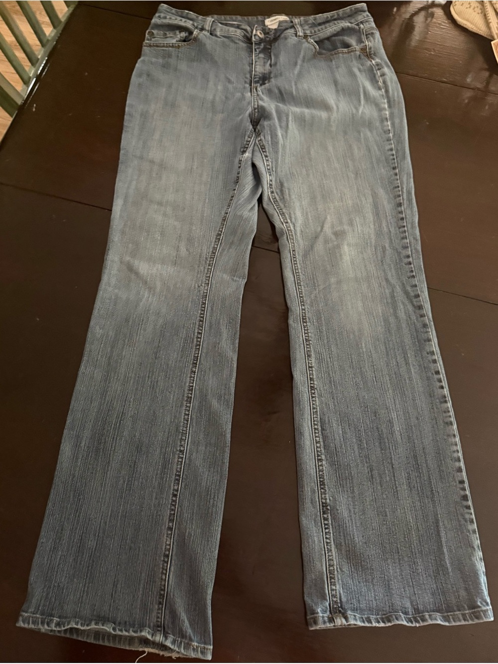 Coldwater Creek Women's Light Blue Straight-Leg Jeans